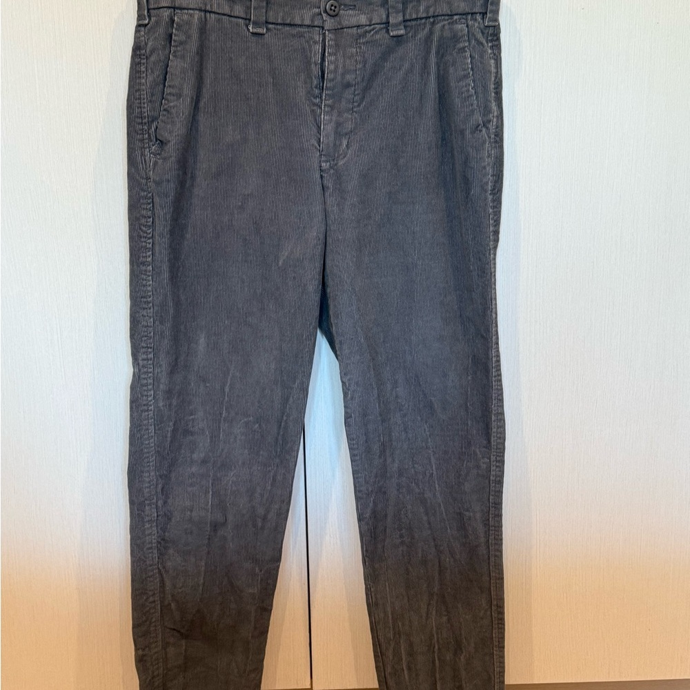Men's Abercrombie “90’s Straight” Gray Corduroy Pants
